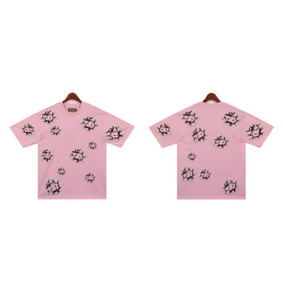 Denim Tears Cactus Tears Wreath T-Shirt #2666 Black/Blue/Red/Grey/Green/Pink 02