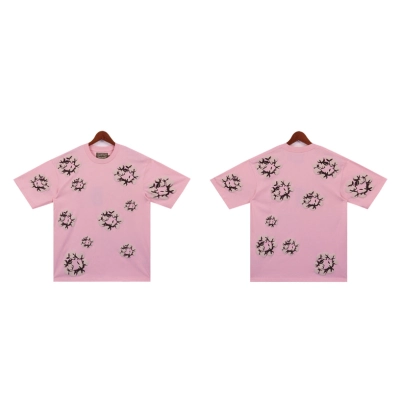 Denim Tears Cactus Tears Wreath T-Shirt #2666 Black/Blue/Red/Grey/Green/Pink 02