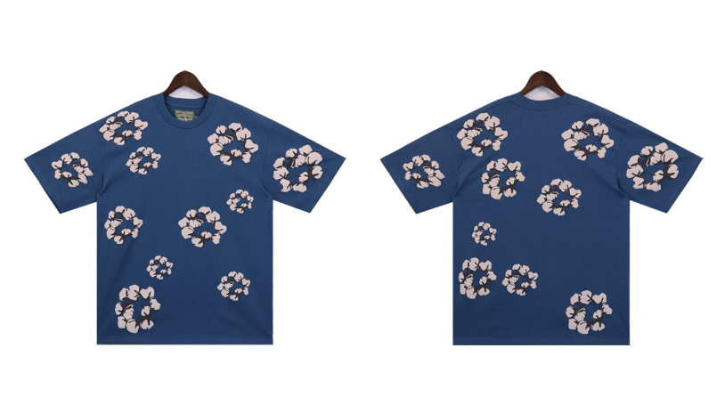 Denim Tears Cactus Tears Wreath T-Shirt #2666 Black/Blue/Red/Grey/Green/Pink