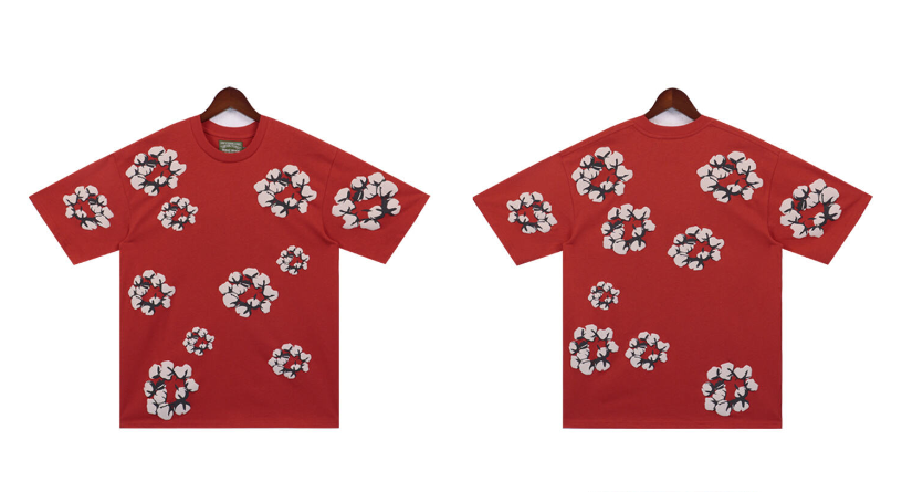 Denim Tears Cactus Tears Wreath T-Shirt #2666 Black/Blue/Red/Grey/Green/Pink