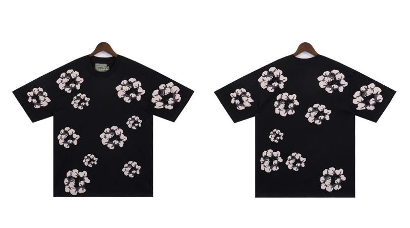 Denim Tears Cactus Tears Wreath T-Shirt #2666 Black/Blue/Red/Grey/Green/Pink