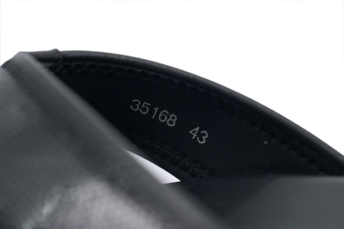 Louis Vuitton Flip Flop Sandal  LV Lettermark Logo Jet Black Leather