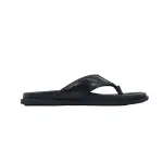Louis Vuitton Flip Flop Sandal  LV Lettermark Logo Jet Black Leather