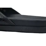 Louis Vuitton Flip Flop Sandal  LV Lettermark Logo Jet Black Leather