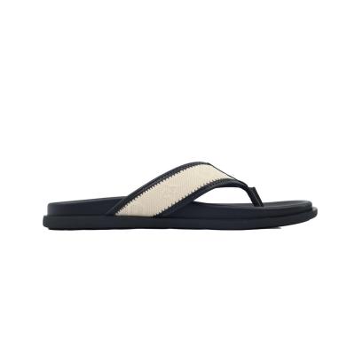 Louis Vuitton Flip Flop Sandal Black And Beige 02