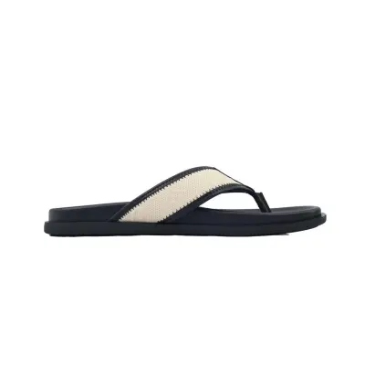 Louis Vuitton Flip Flop Sandal Black And Beige 02