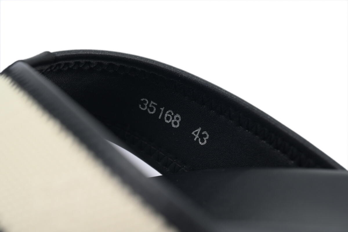 Louis Vuitton Flip Flop Sandal Black And Beige