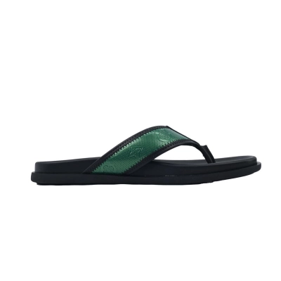 Louis Vuitton Flip Flop Sandal Black And Green 02