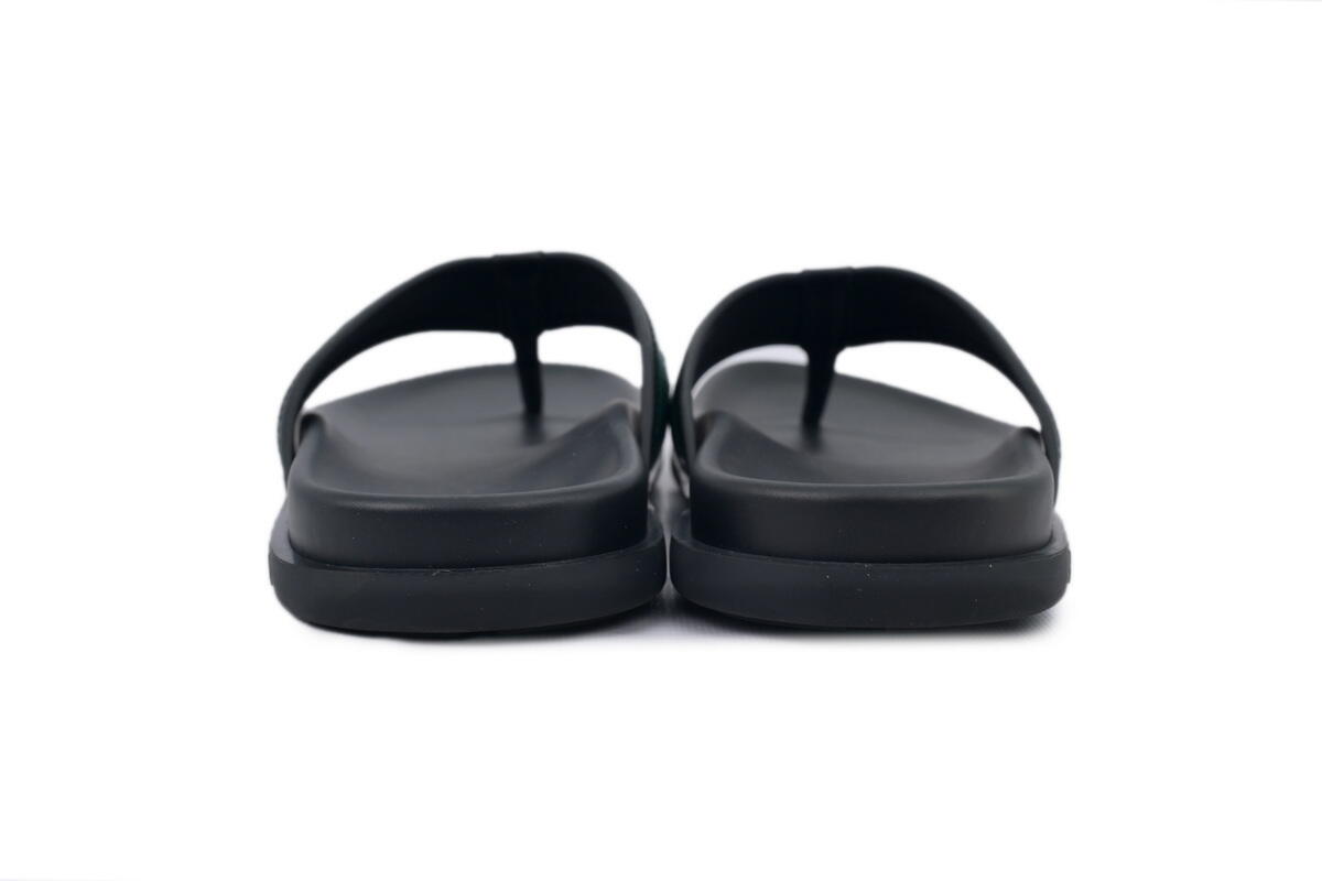 Louis Vuitton Flip Flop Sandal Black And Green