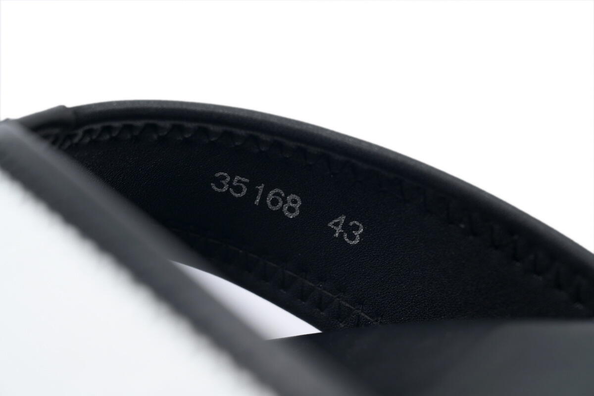 Louis Vuitton Flip Flop Sandal Black And White