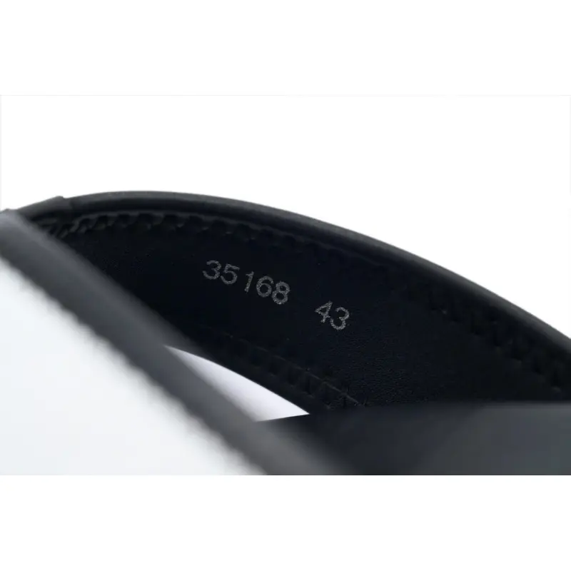 Louis Vuitton Flip Flop Sandal Black And White