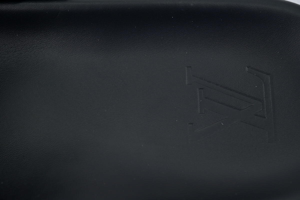 Louis Vuitton Flip Flop Sandal Black And White