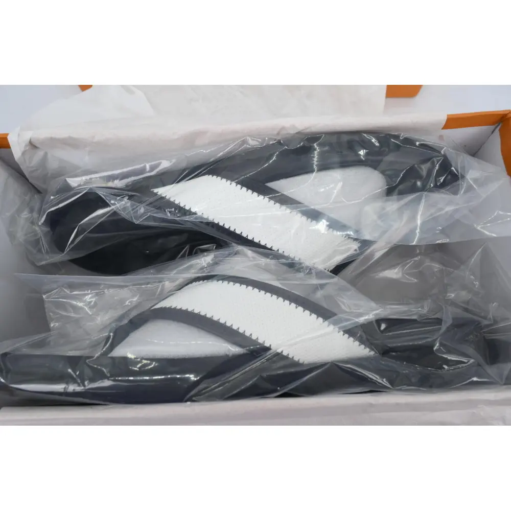 Louis Vuitton Flip Flop Sandal Black And White
