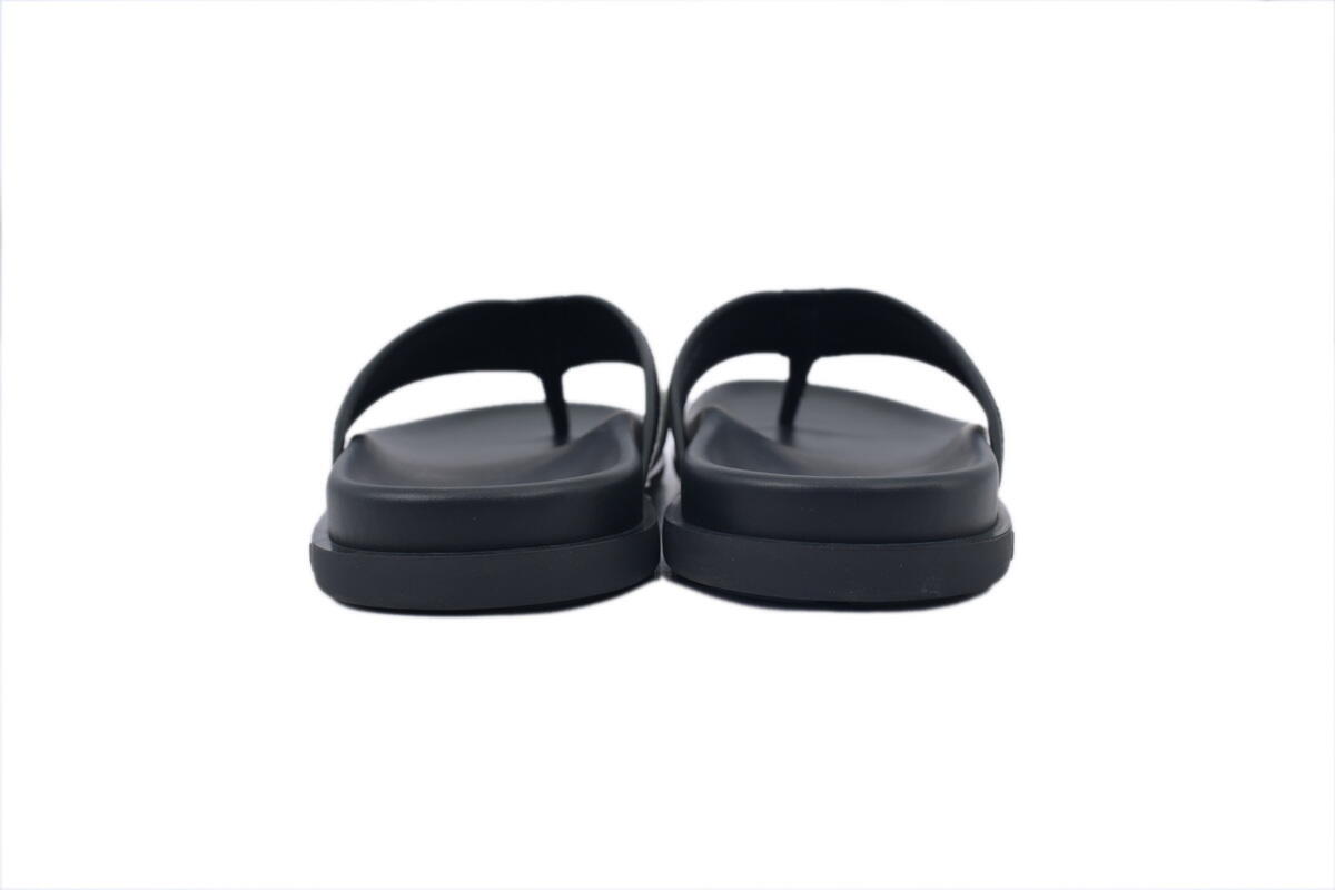 Louis Vuitton Flip Flop Sandal Black And White