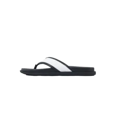 Louis Vuitton Flip Flop Sandal Black And White 01