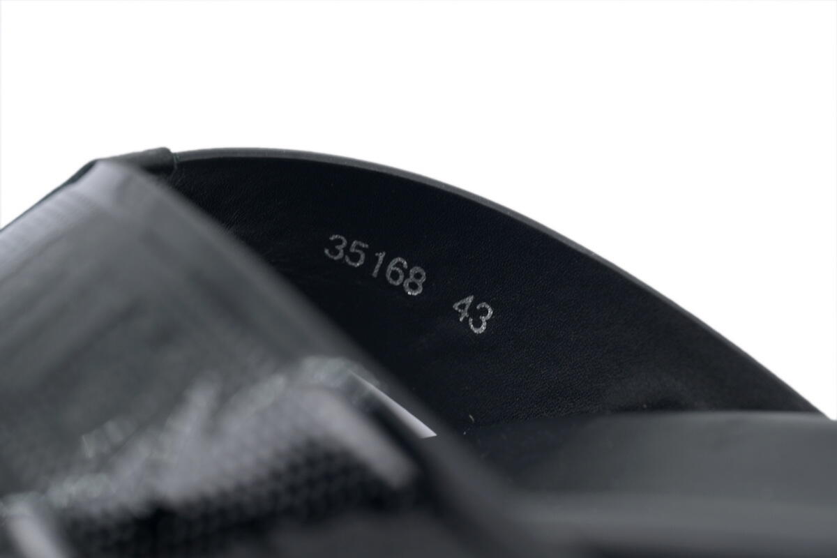 Louis Vuitton Flip Flop Sandal Full-Lettering Logo Jet Black Leather