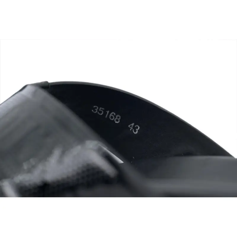 Louis Vuitton Flip Flop Sandal Full-Lettering Logo Jet Black Leather