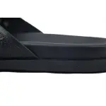 Louis Vuitton Flip Flop Sandal Full-Lettering Logo Matte Black