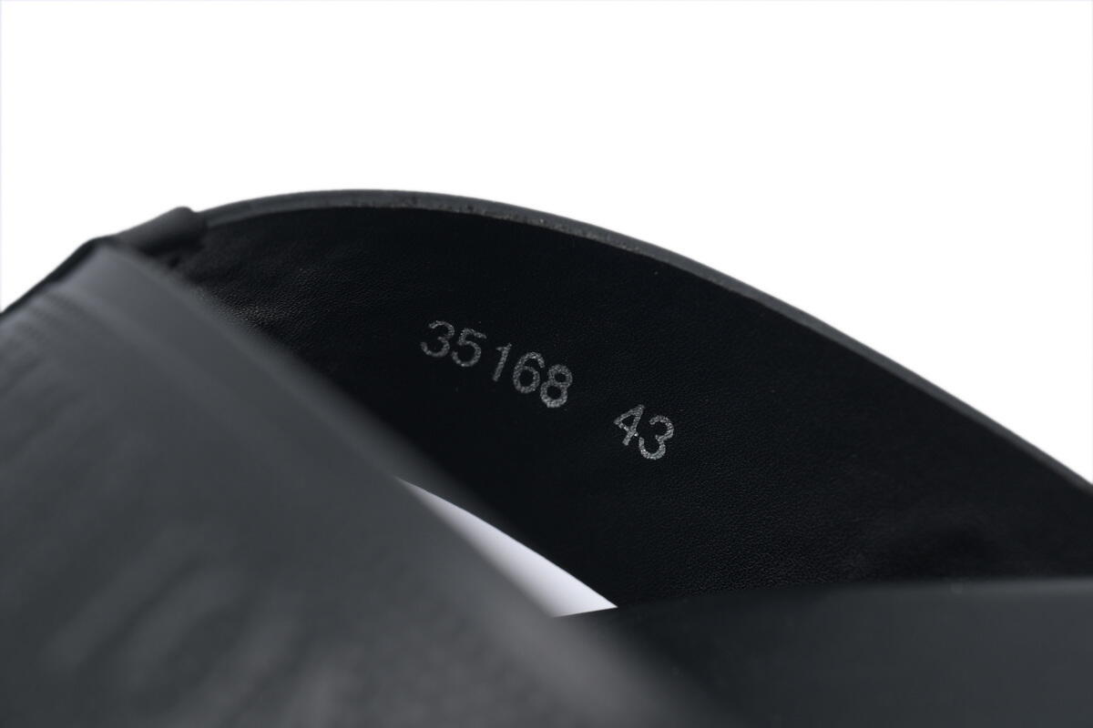 Louis Vuitton Flip Flop Sandal Full-Lettering Logo Matte Black