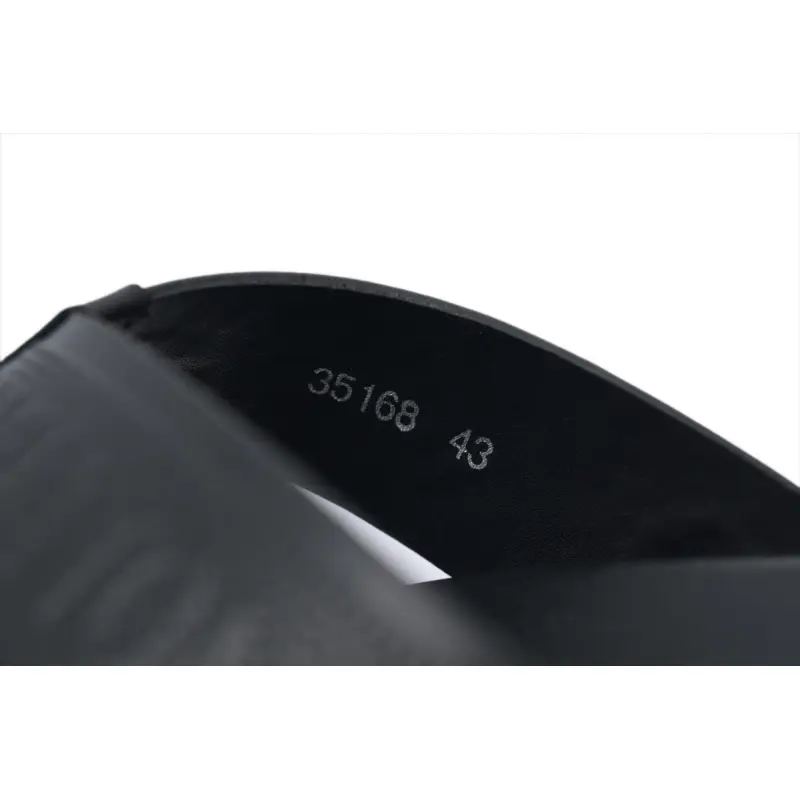 Louis Vuitton Flip Flop Sandal Full-Lettering Logo Matte Black