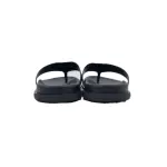 Louis Vuitton Flip Flop Sandal Full-Lettering Logo Matte Black