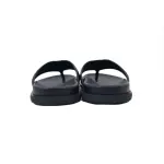 Louis Vuitton Flip Flop Sandal  LV Lettermark Logo Matte Black
