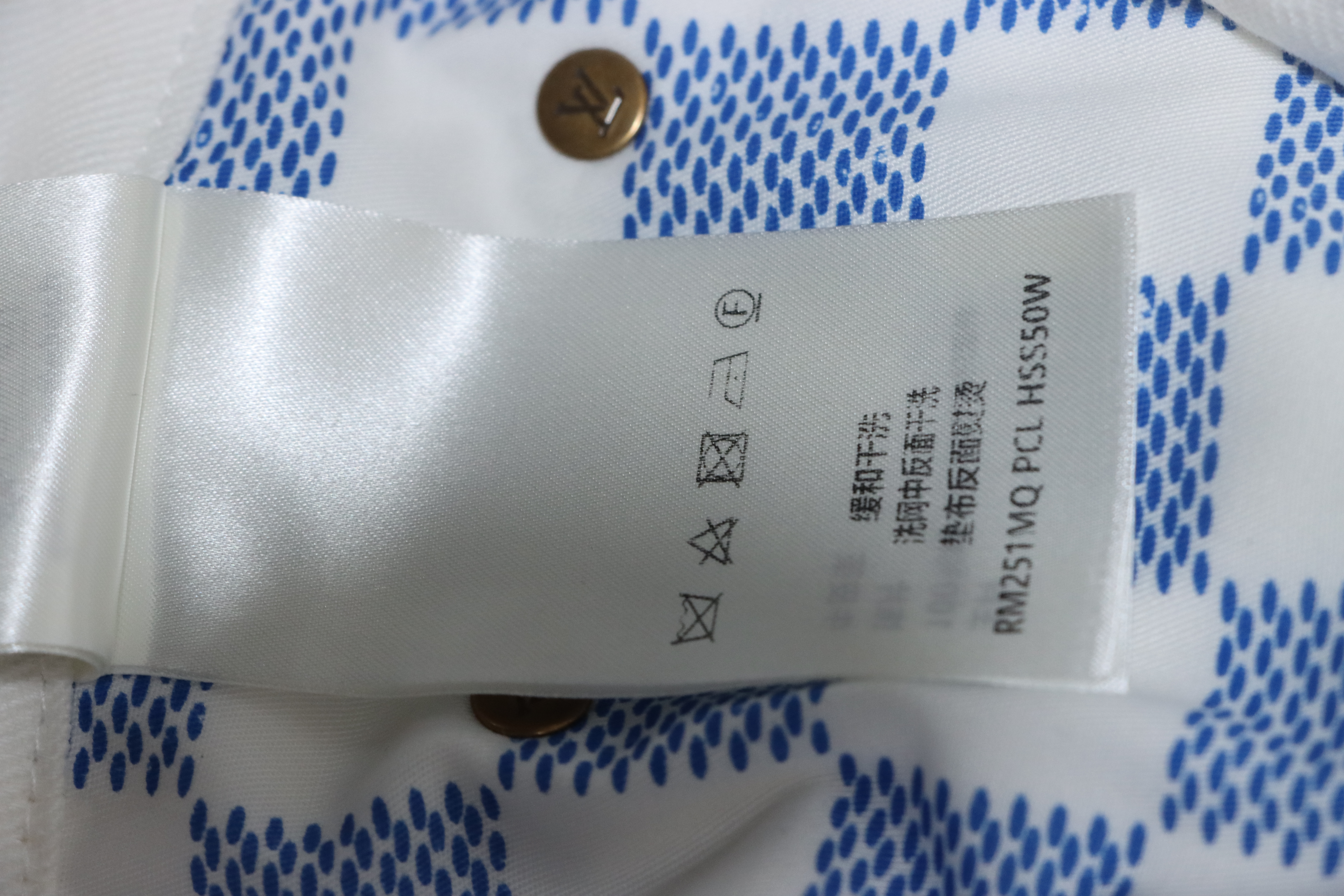 Louis Vuitton Pocket Leather Label Denim Shorts White