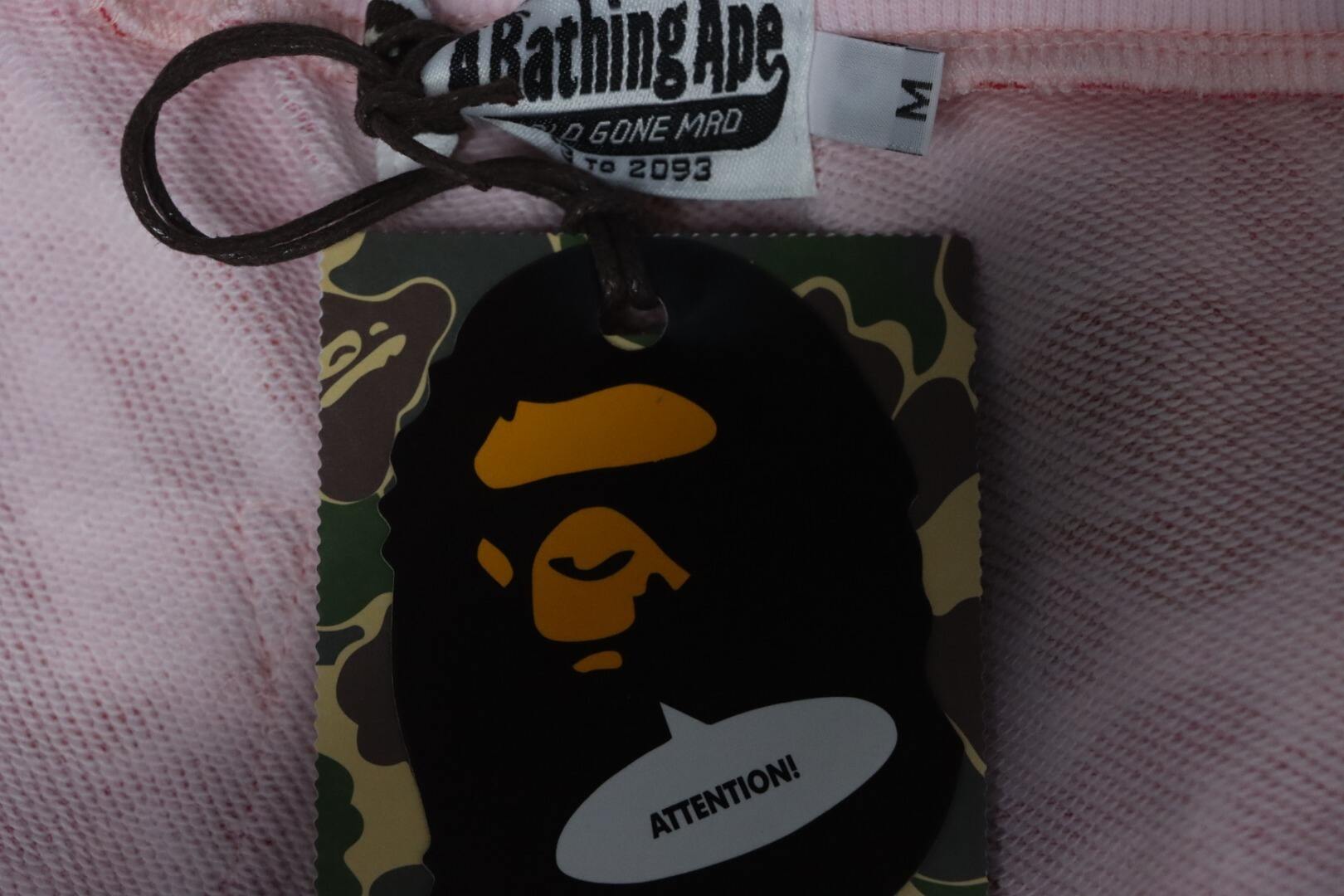 BAPE Big ABC Camo Shark Sweat Shorts Pink