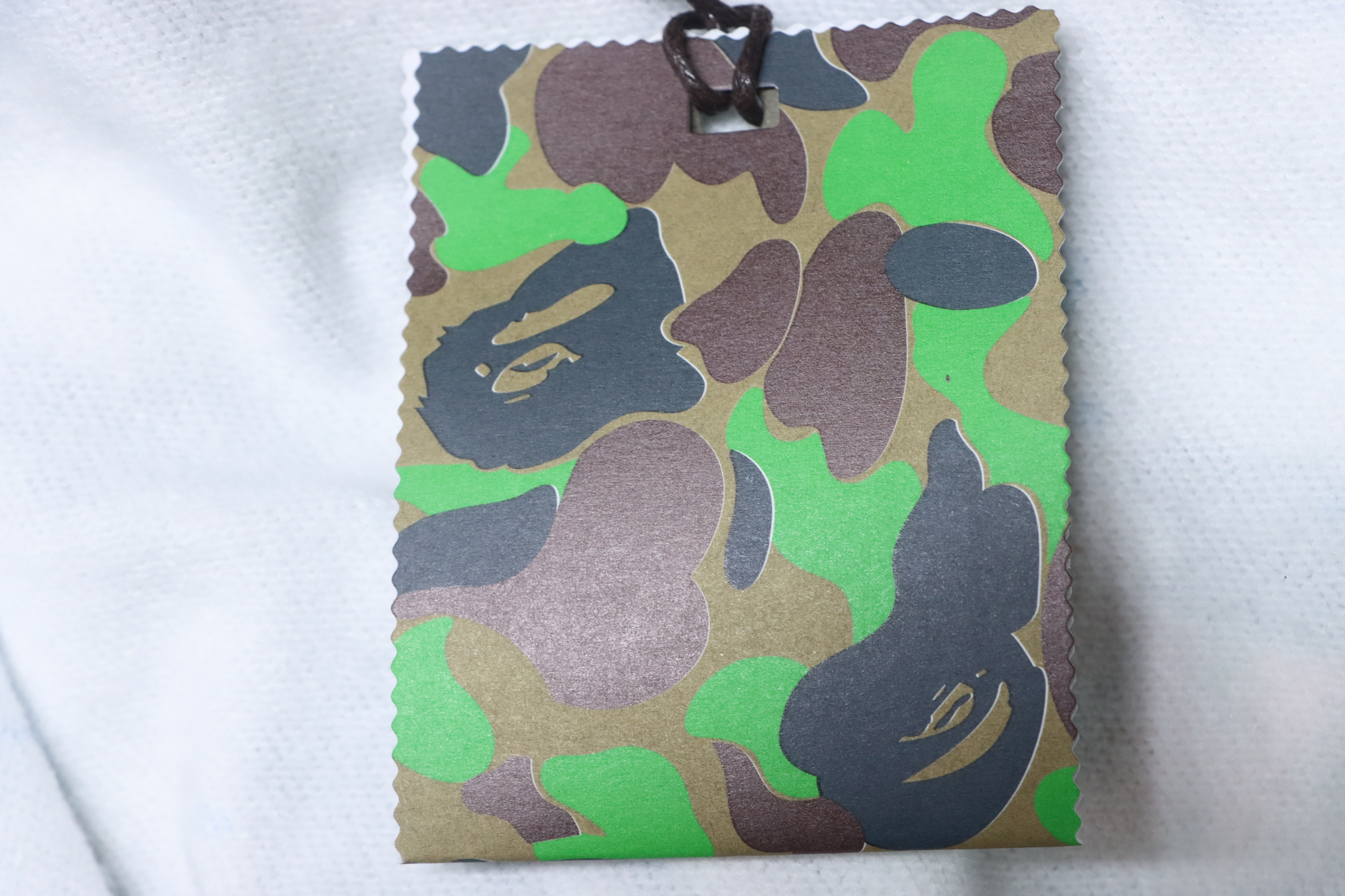 Bape Full Zip Shark Camouflage Print Hoodie White Silver