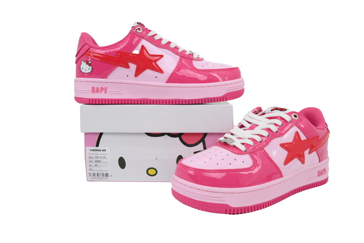 A Bathing Ape Bape Nine Red Cartoon 1H20-191-046 M