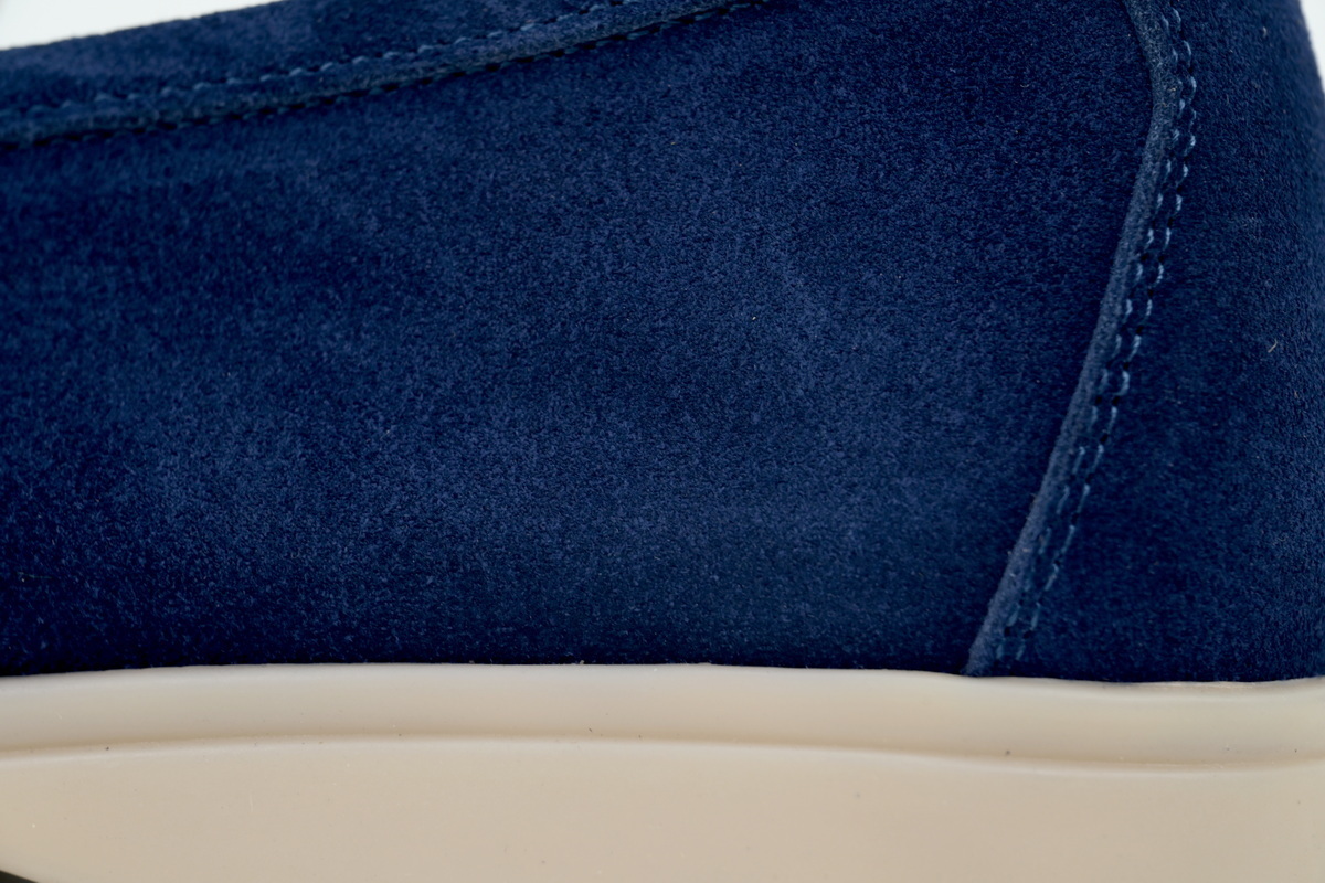 Loro Piana Bean Shoes Blue