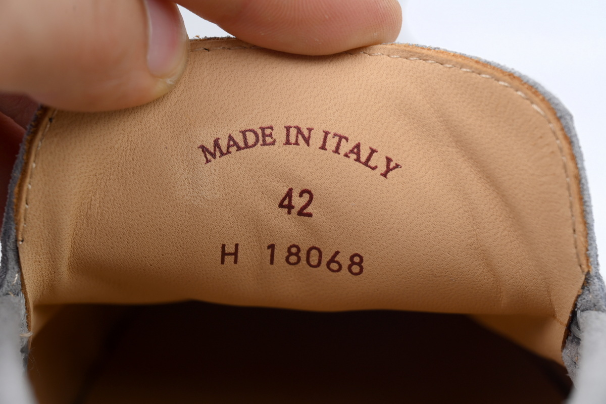 Loro Piana Bean Shoes Gray