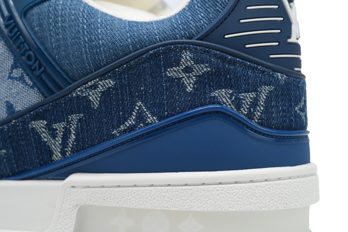 Louis Vuitton Trainer Denim Blue