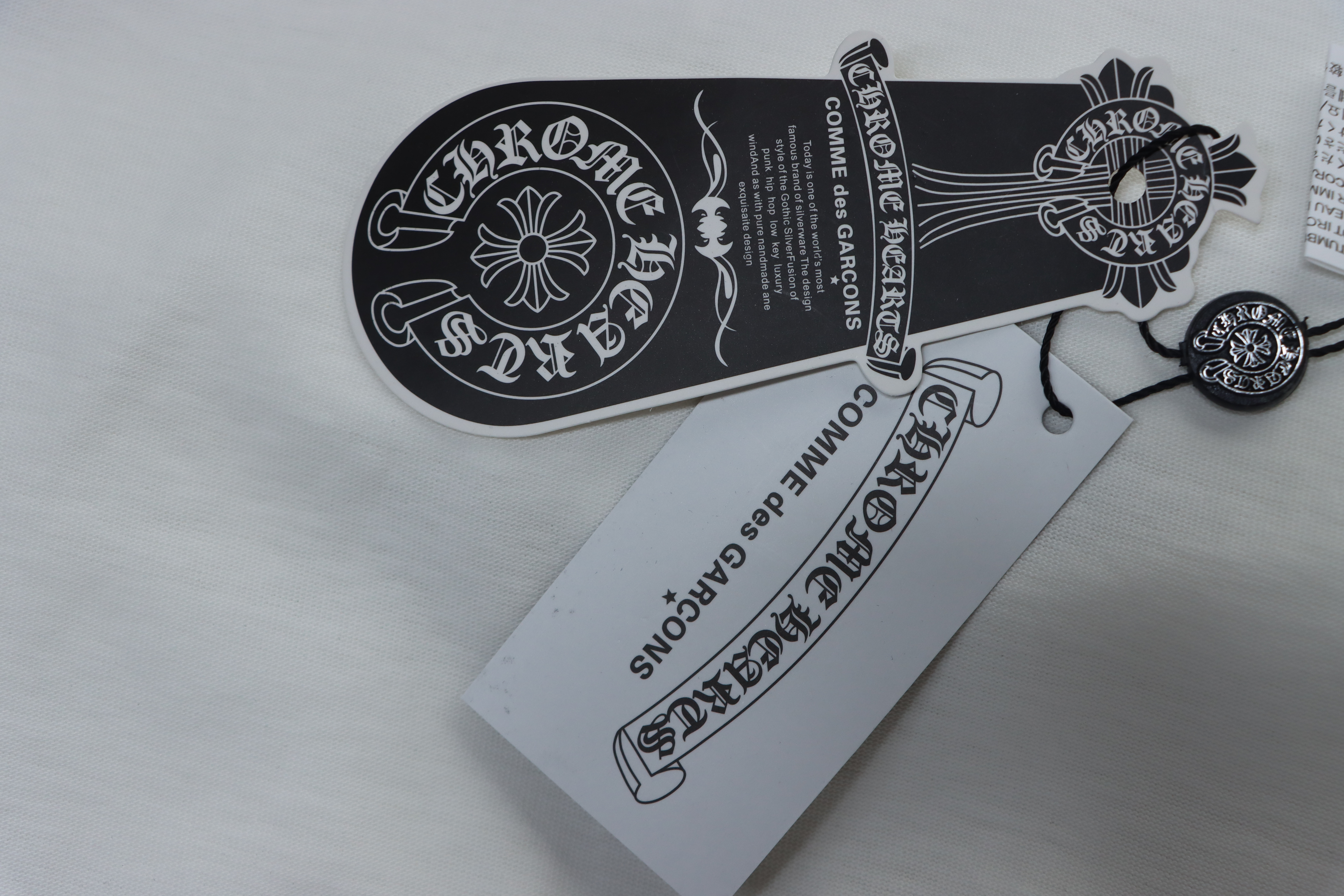 Chrome Hearts Fleur Cross Long Sleeve T-Shirt White