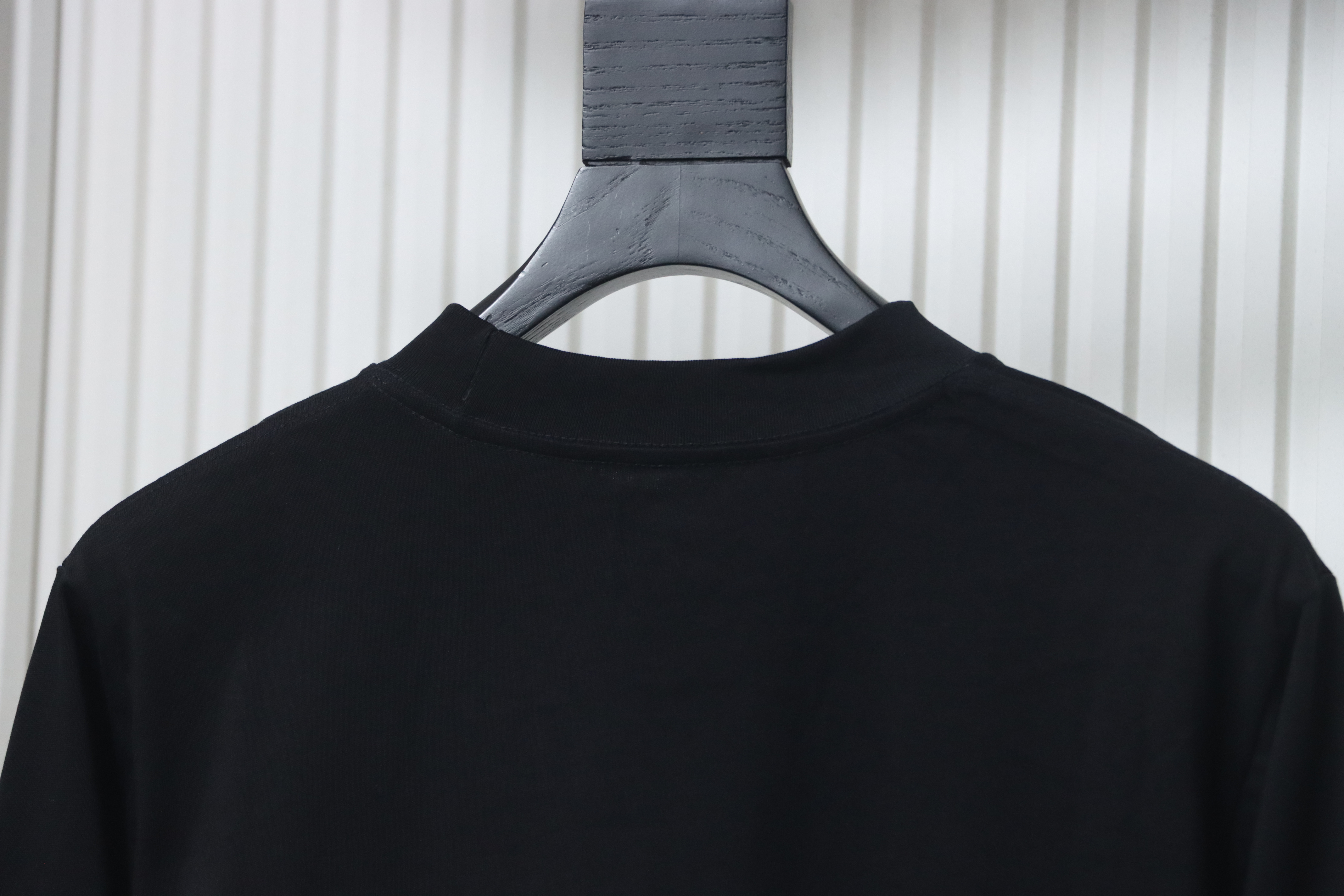 Chrome Hearts Yellow Neck Logo Long Sleeve T-Shirt Black