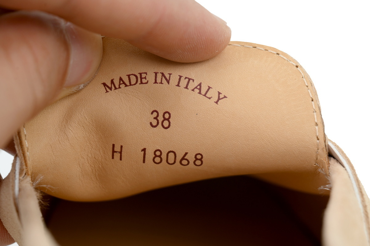 Loro Piana Bean Shoes Apricot