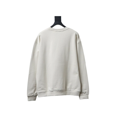 Louis Vuitton White Cotton Sweatshirt With Leather Patch On The Pocket 02