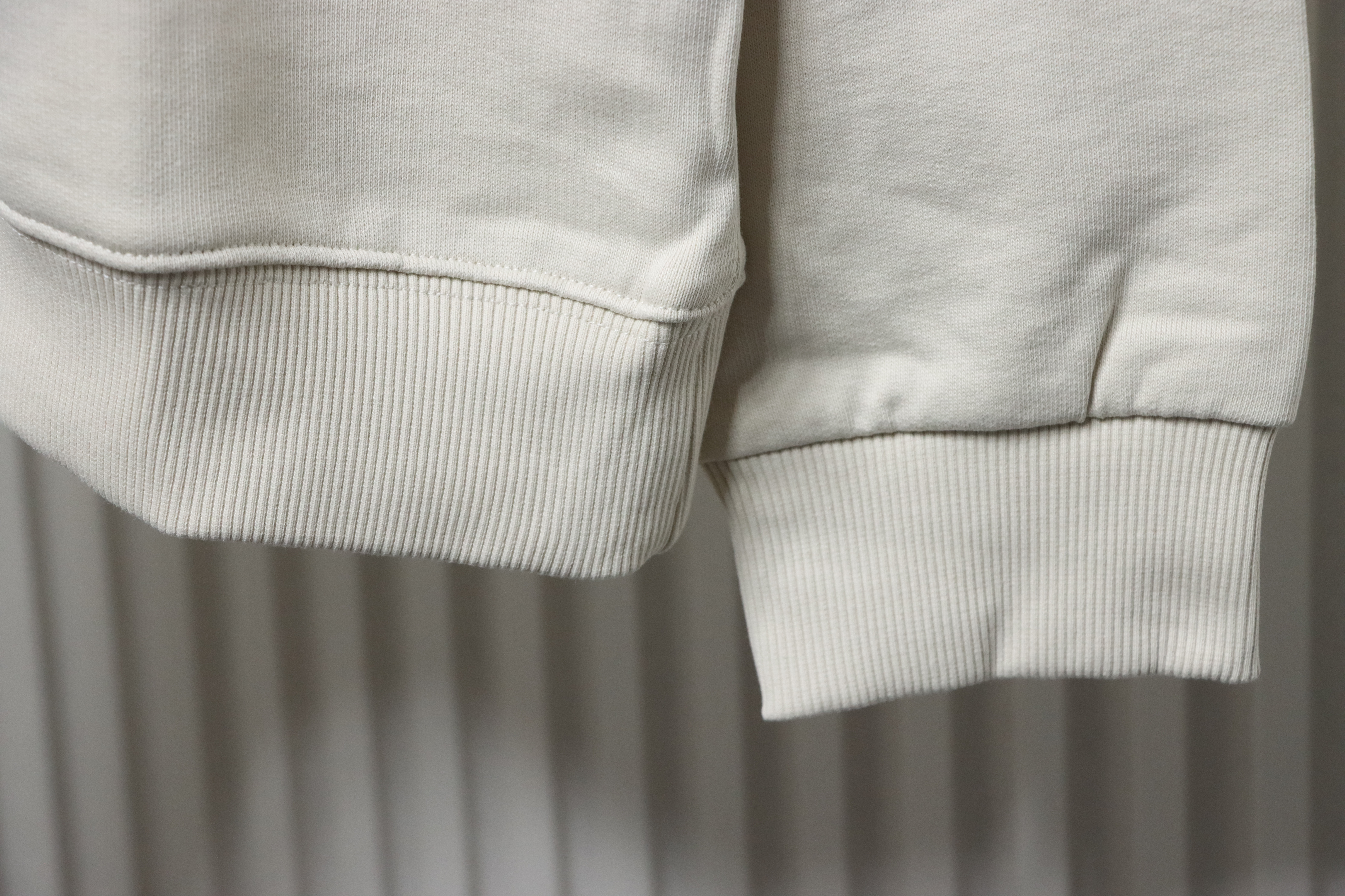 Louis Vuitton White Cotton Sweatshirt With Leather Patch On The Pocket