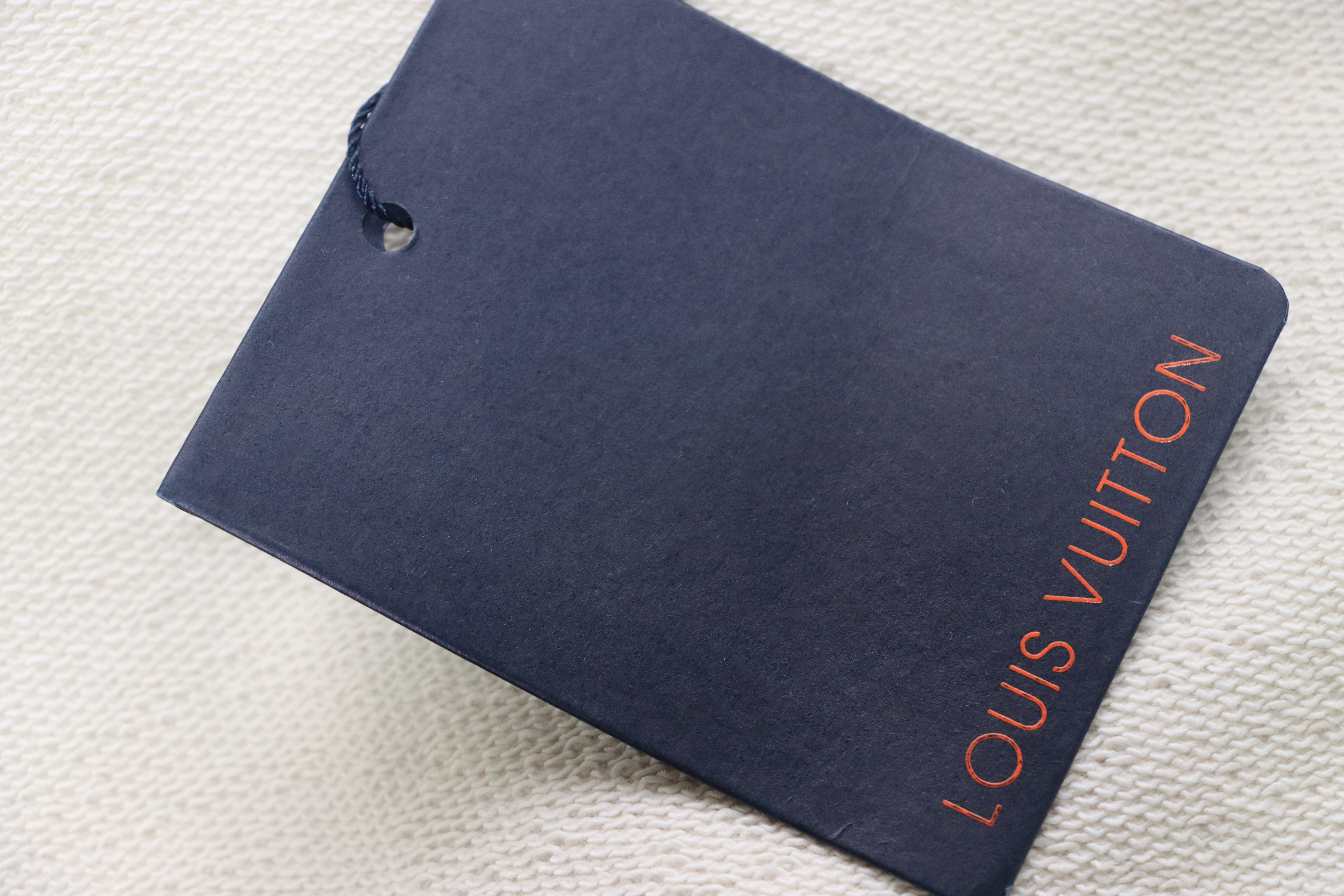 Louis Vuitton White Cotton Sweatshirt With Leather Patch On The Pocket