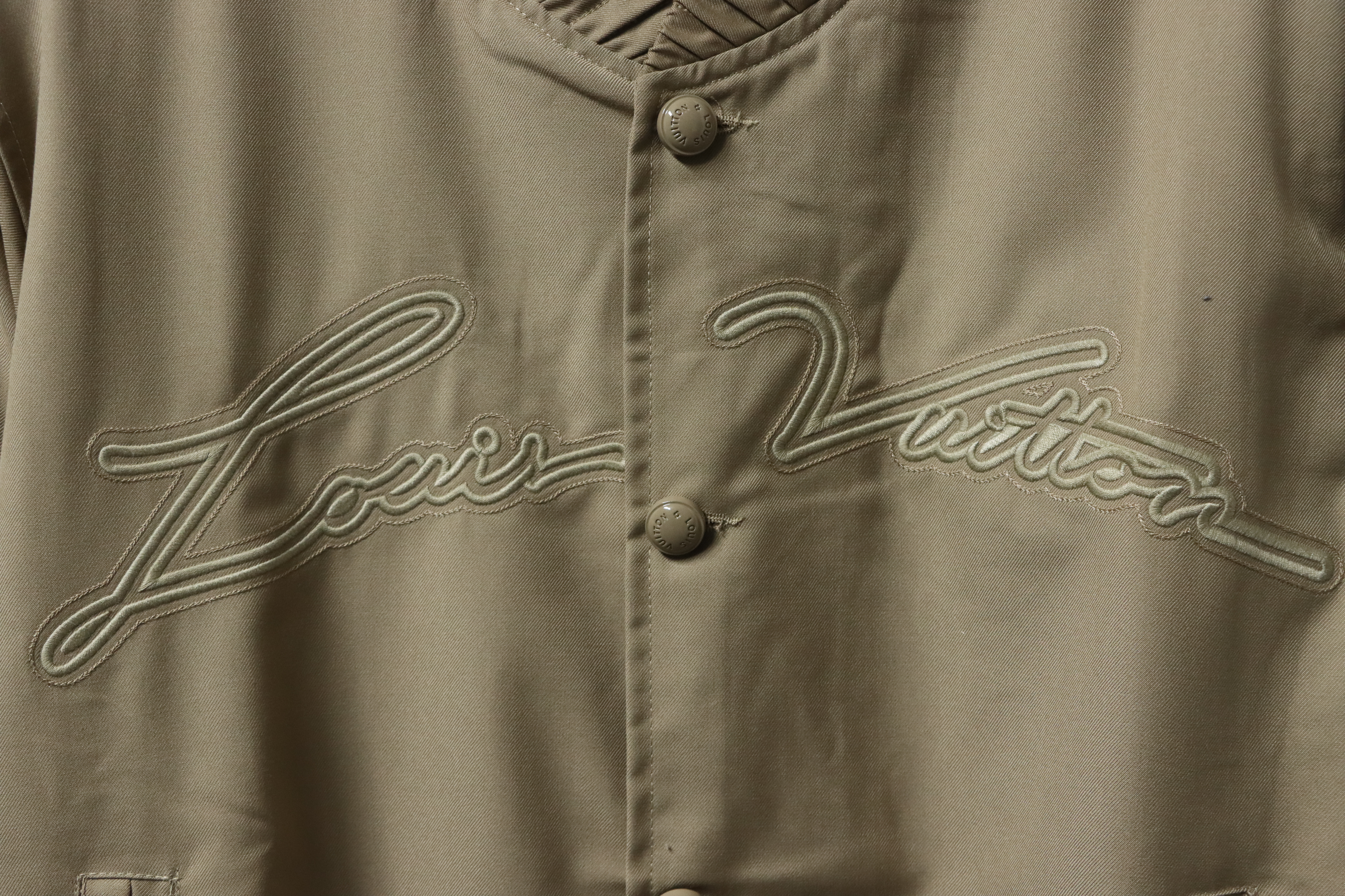 Louis Vuitton Embroidered Cotton Blend Bomber
