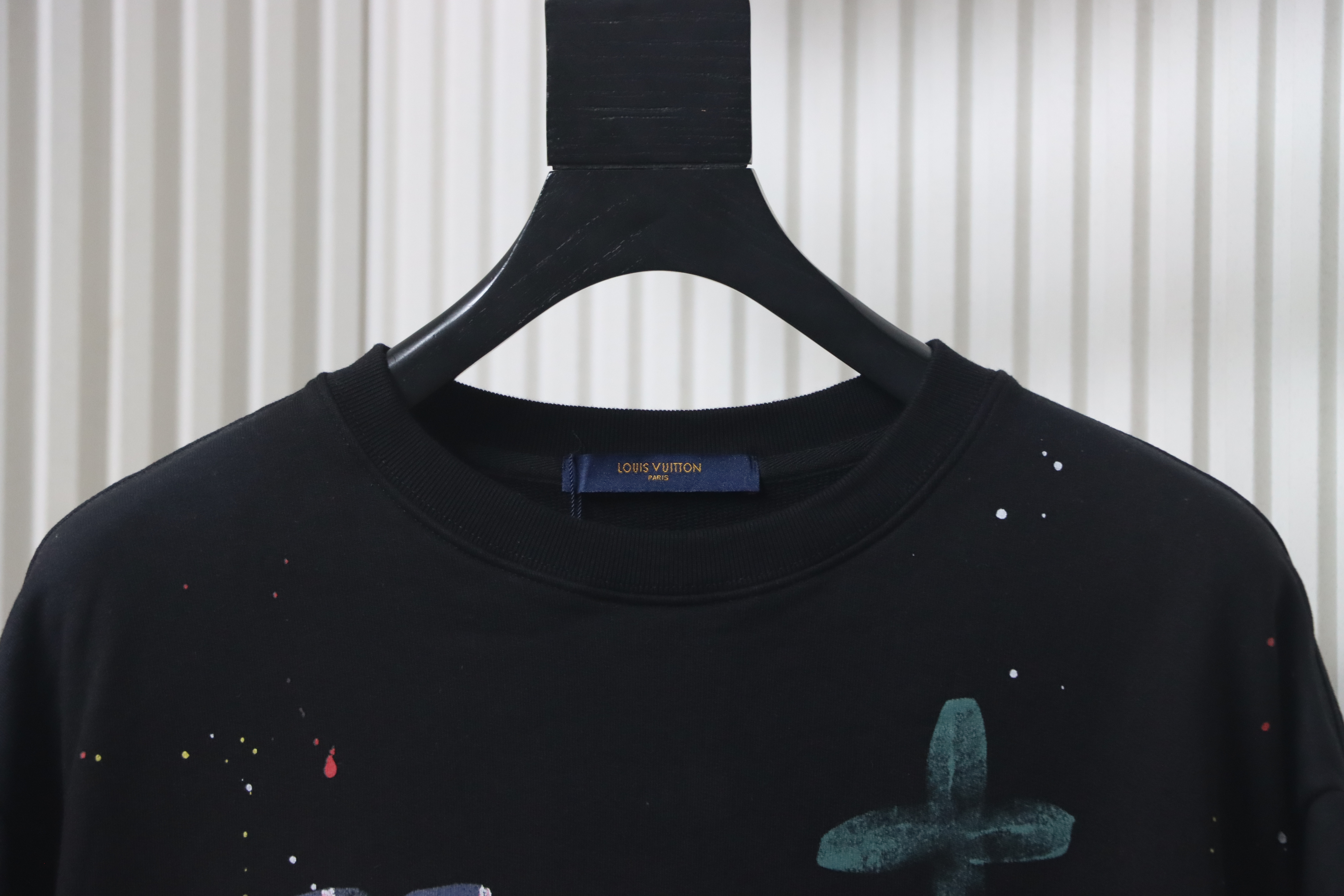 Louis Vuitton Graffiti Crew Neck Sweatshirt Black