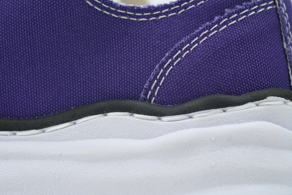 Mihara Yasuhiro Hank OG Sole Canvas Low Purple A01FW702 NO.724