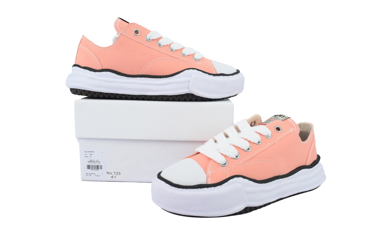 Mihara Yasuhiro Peterson OG Sole Canvas Low Rose A01FW702 NO.725