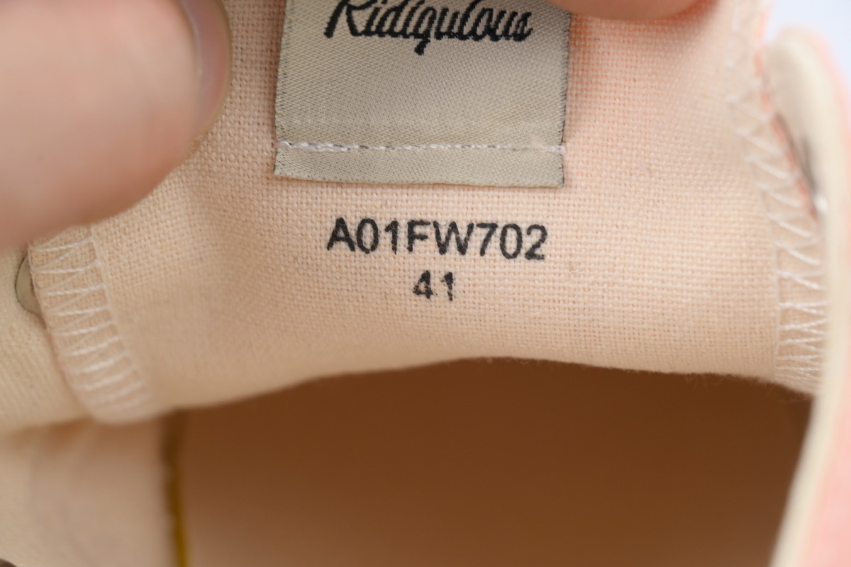 Mihara Yasuhiro Peterson OG Sole Canvas Low Rose A01FW702 NO.725