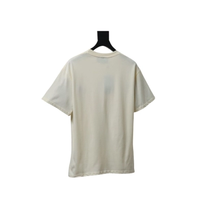 Gucci Baby Cat Printed Cotton T-shirt In Light Yellow 02