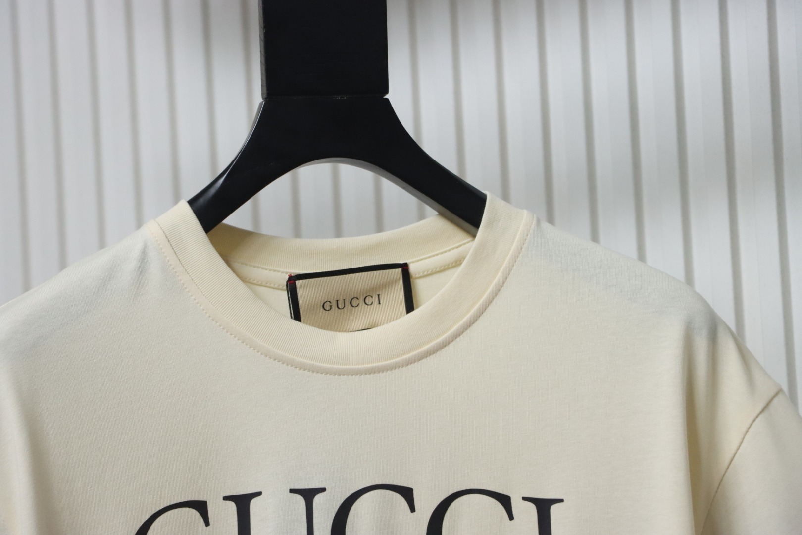 Gucci Baby Cat Printed Cotton T-shirt In Light Yellow