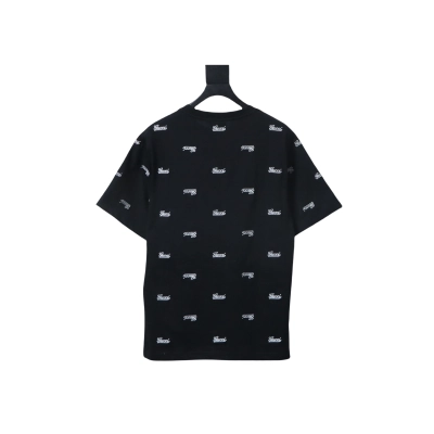 Gucci Cotton Jersey T-shirt With Embroidery In Black 02