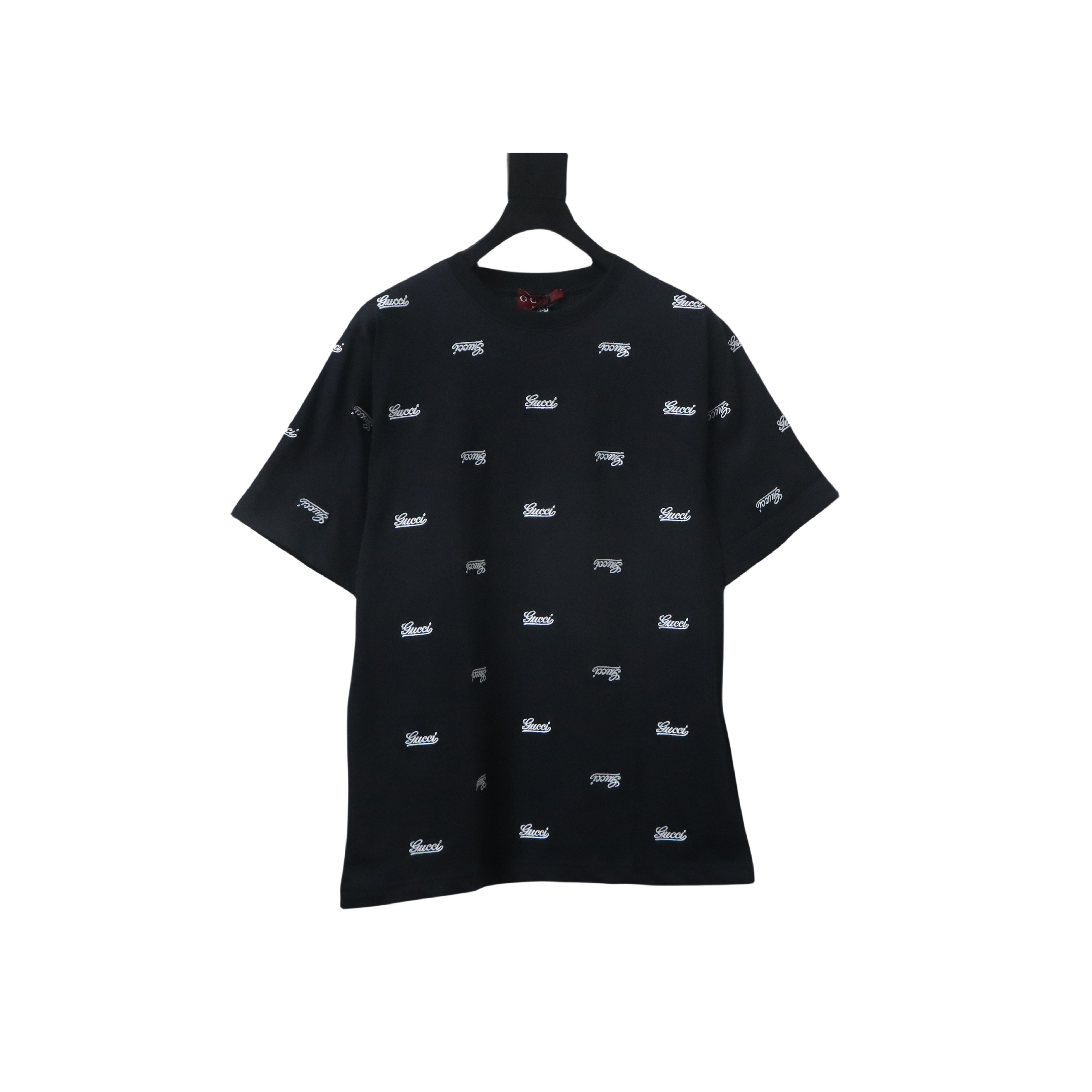 Gucci Cotton Jersey T-shirt With Embroidery In Black