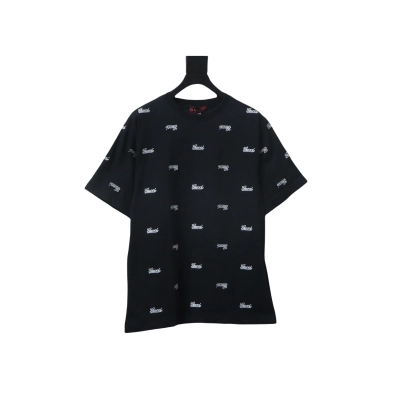 Gucci Cotton Jersey T-shirt With Embroidery In Black 01