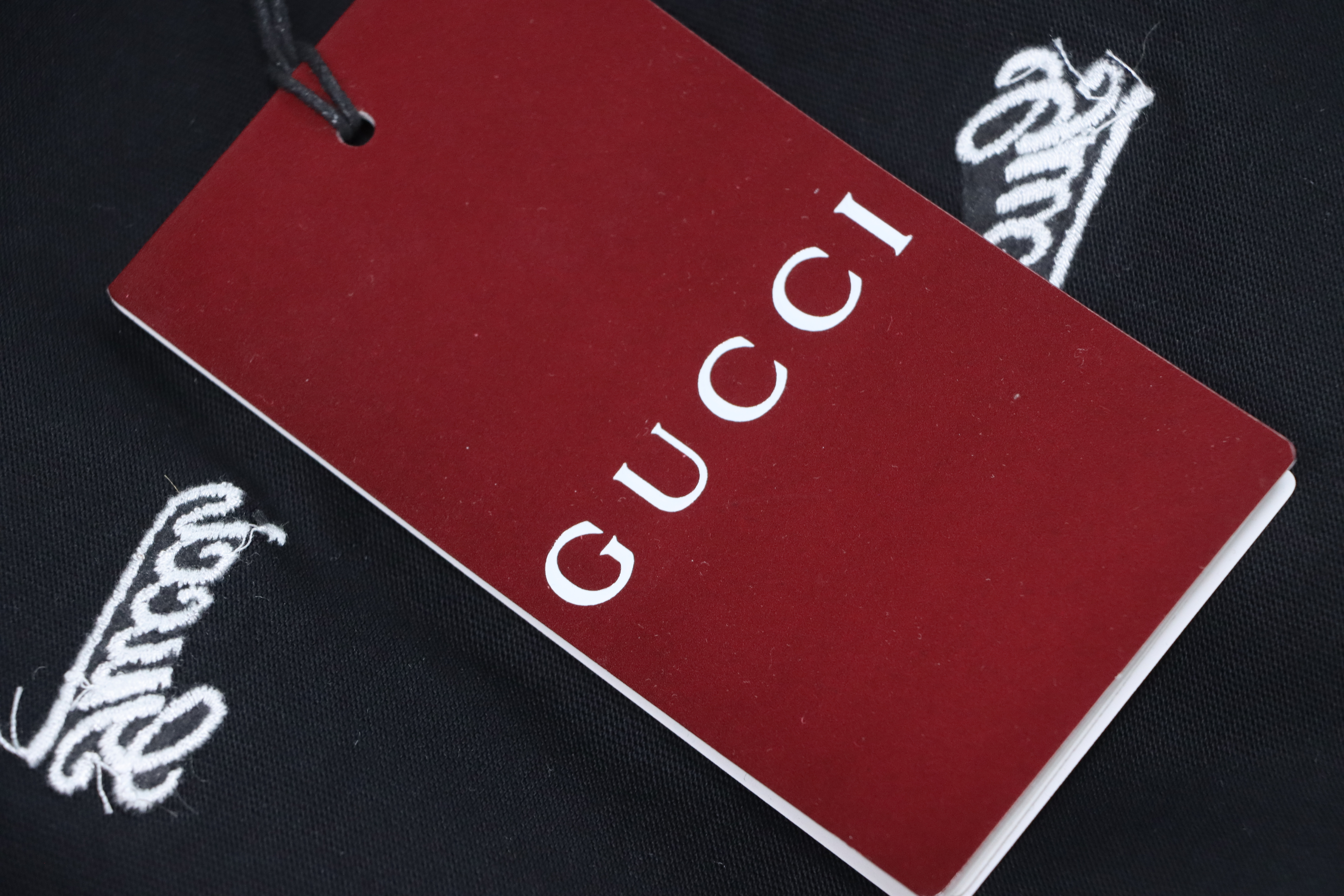 Gucci Cotton Jersey T-shirt With Embroidery In Black